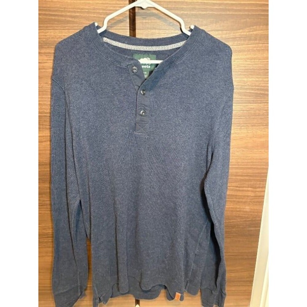 Roots Henley | Men's Medium | Navy Blue | Like new condition